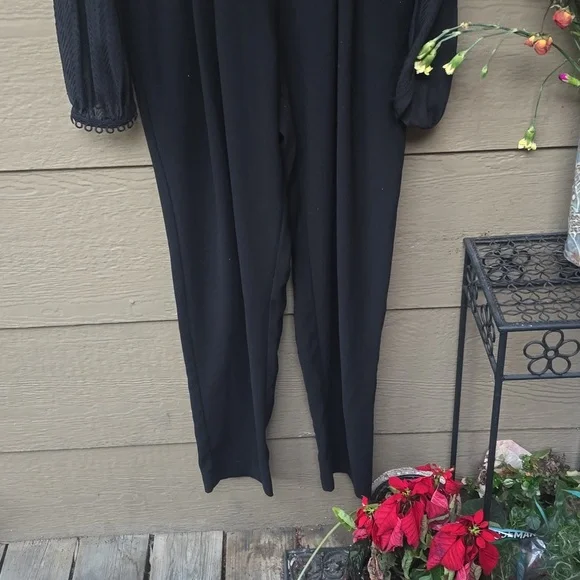 Three Floor Black Jumpsuit L 10 - Picture 11 of 16